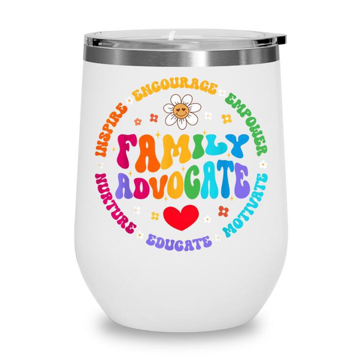 Family Advocate Appreciation Week Back To School PTO Wine Tumbler