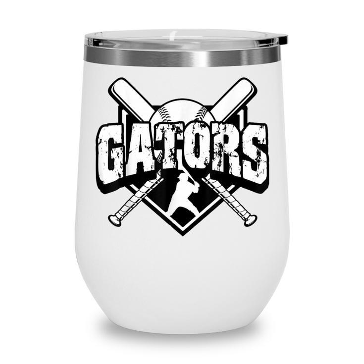Gators Baseball Back To School Spirit Wine Tumbler