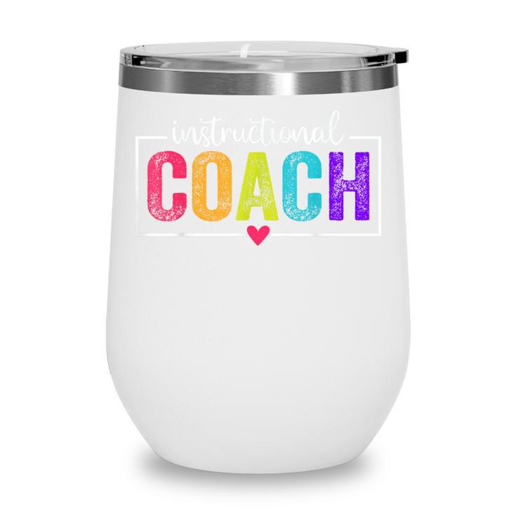 Instructional Coach Appreciation Back To School Wine Tumbler