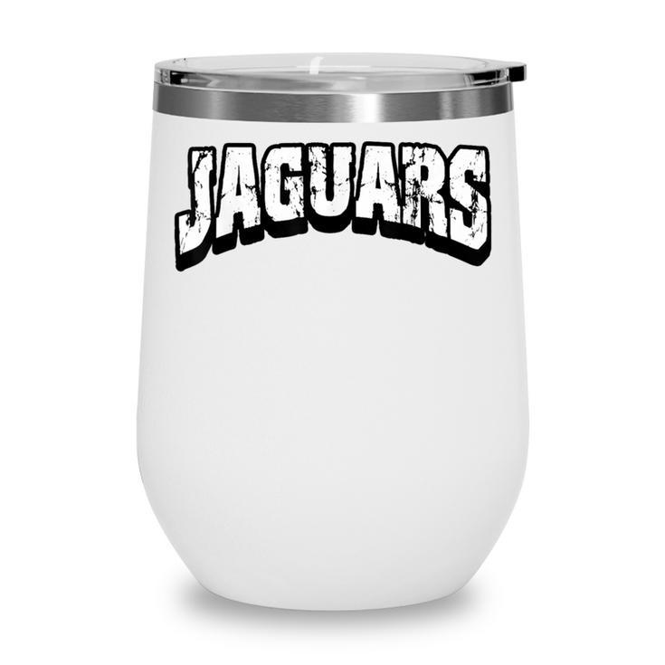 Jaguars Back To School Spirit Wine Tumbler