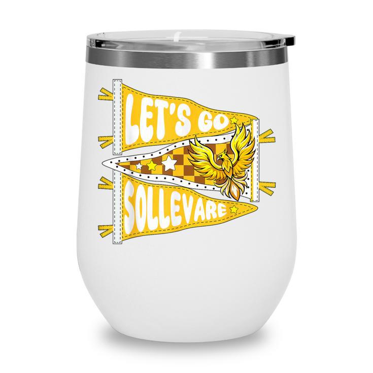 Let's Go Sollevare Uplift Back To School Spirit Wine Tumbler