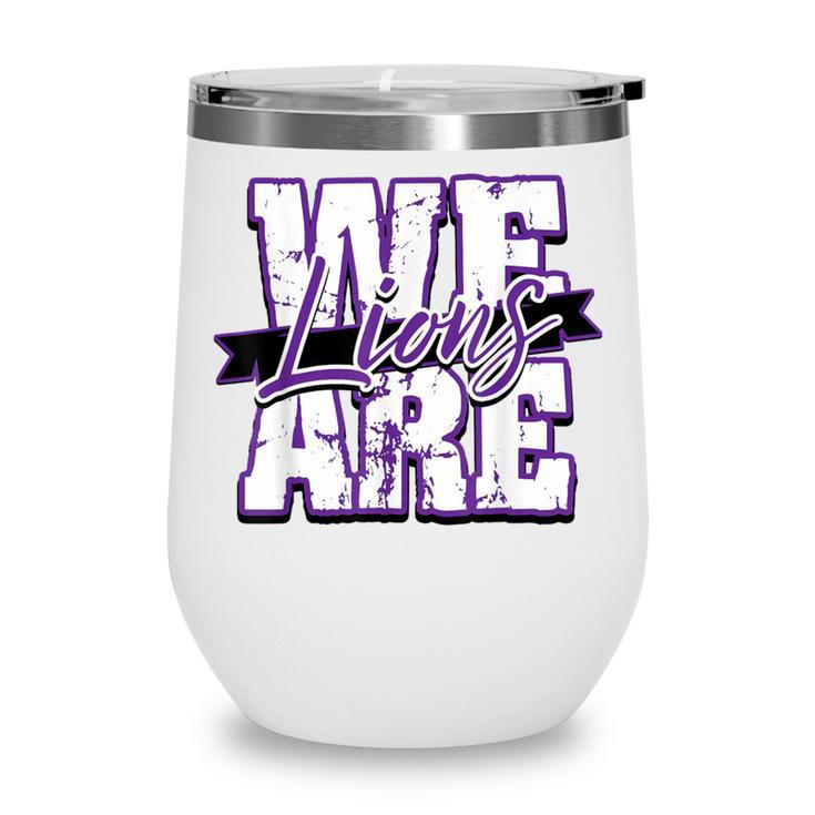 Lions Back To School Spirit P Wine Tumbler