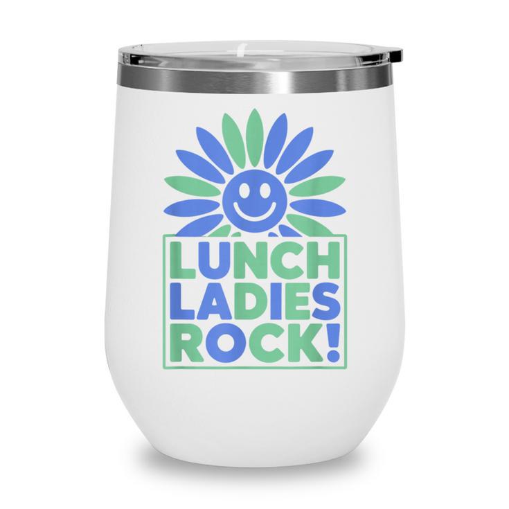 Lunch Lady Squad Cafeteria Worker Back To School Wine Tumbler