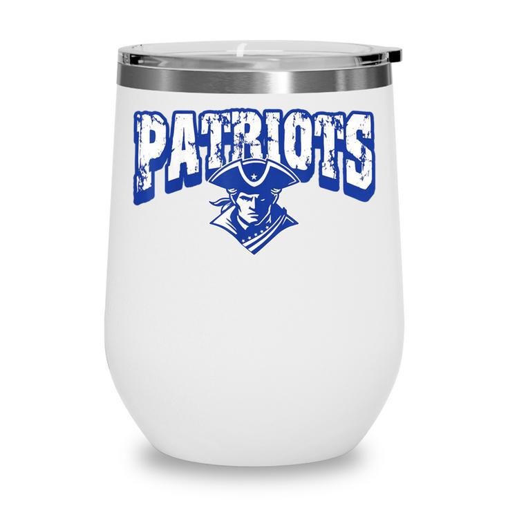 Patriots Back To School Spirit B Wine Tumbler