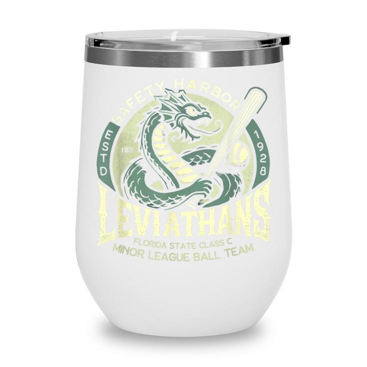 Safety Harbor Leviathans Retro Baseball Monster Wine Tumbler