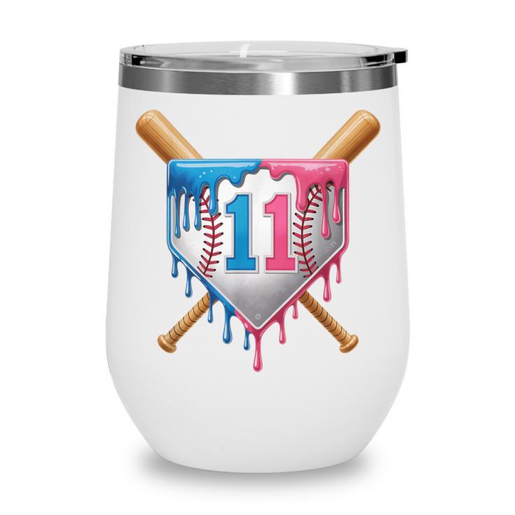 11th Birthday 11yr 2014 Baseball 11 Player 11th Birthday Wine Tumbler 11th Birthday 11yr 2014 Baseball 11 Player 11th Birthday Wine Tumbler