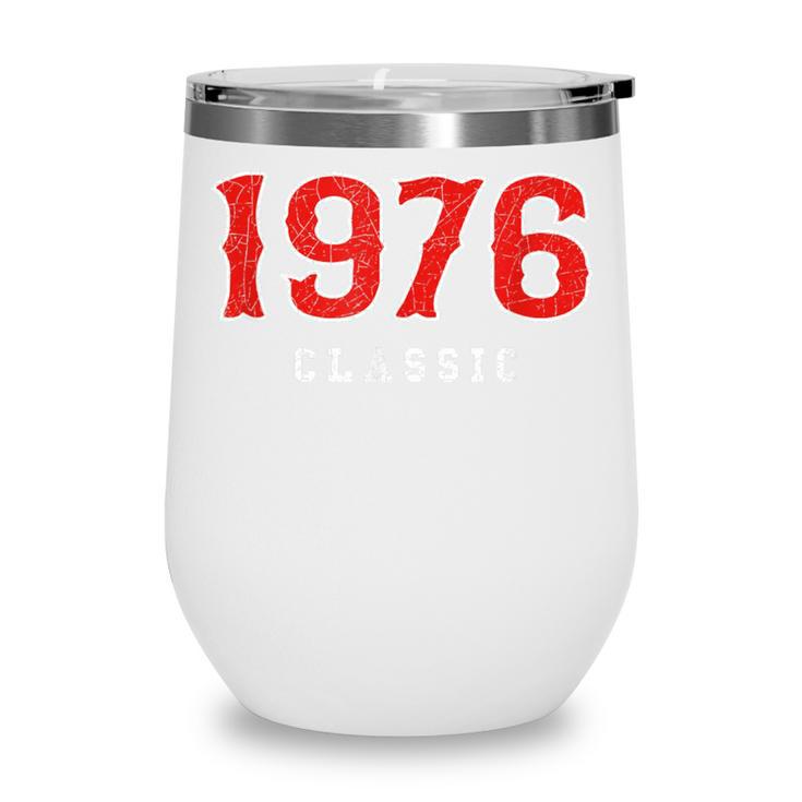 50 Year Old 1976 Classic Baseball Fan 50th Birthday Wine Tumbler 50 Year Old 1976 Classic Baseball Fan 50th Birthday Wine Tumbler