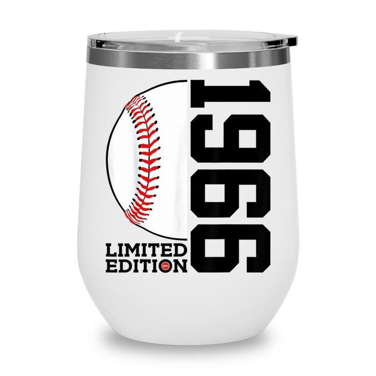60th Birthday Baseball Limited Edition 1966 Wine Tumbler