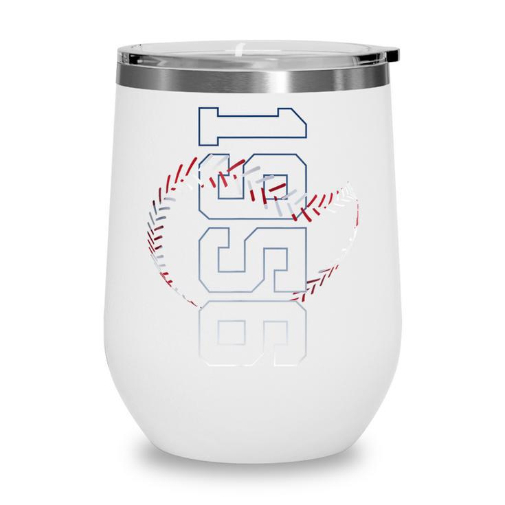 70 Years 1956 Baseball 70TH Birthday Wine Tumbler