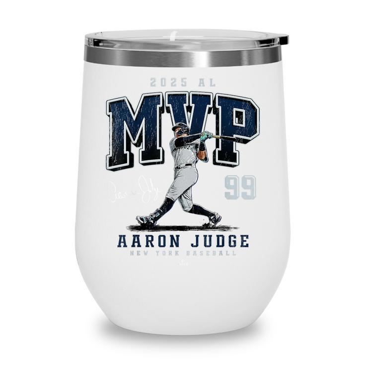 Aaron Judge 2025 AL MVP New York Baseball MLBPA Wine Tumbler Aaron Judge 2025 AL MVP New York Baseball MLBPA Wine Tumbler