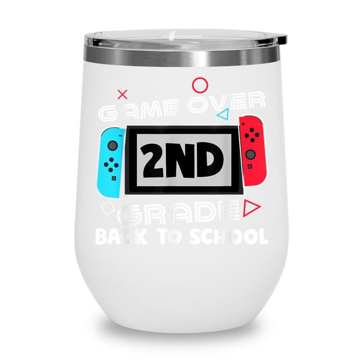 Back To School Game Over 2nd Grade Gamer Kids Boys Wine Tumbler Back To School Game Over 2nd Grade Gamer Kids Boys Wine Tumbler