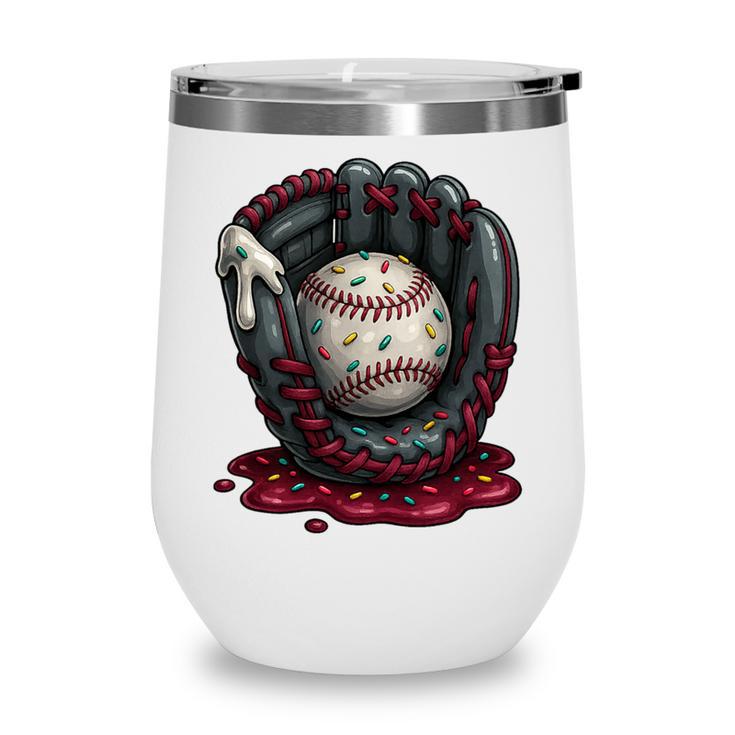 Baseball Drip Team For Boys And Girls Ice Cream Cool Premium Tri-Blend Wine Tumbler