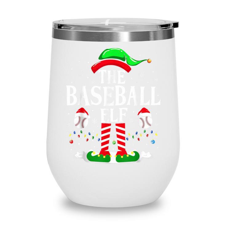 The Baseball Elf Christmas Sport Lovers Xmas Elf Wine Tumbler The Baseball Elf Christmas Sport Lovers Xmas Elf Wine Tumbler