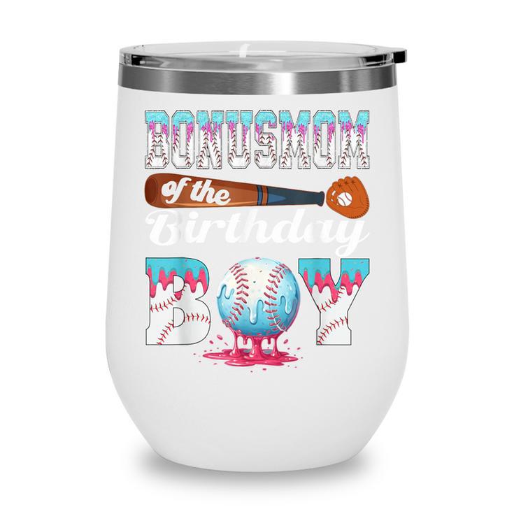 Baseball Ice Cream Drip Bonus Mom Of The Birthday Boy Wine Tumbler Baseball Ice Cream Drip Bonus Mom Of The Birthday Boy Wine Tumbler