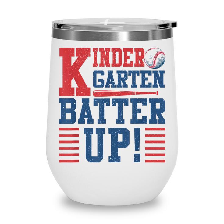 Baseball Kindergarten Back To School Kindergarten Batter Up Wine Tumbler