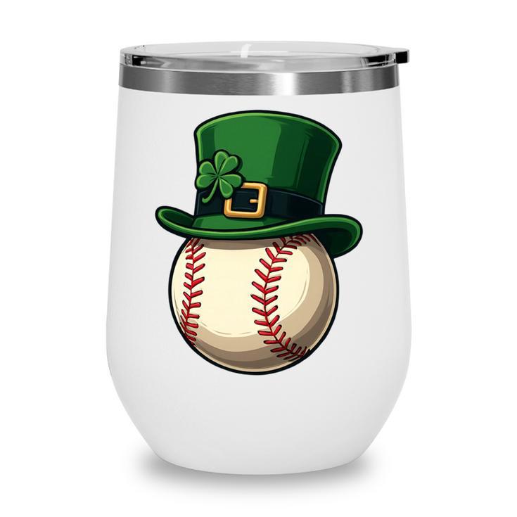 Baseball Leprechaun Hat Saint Patrick Retro Wine Tumbler