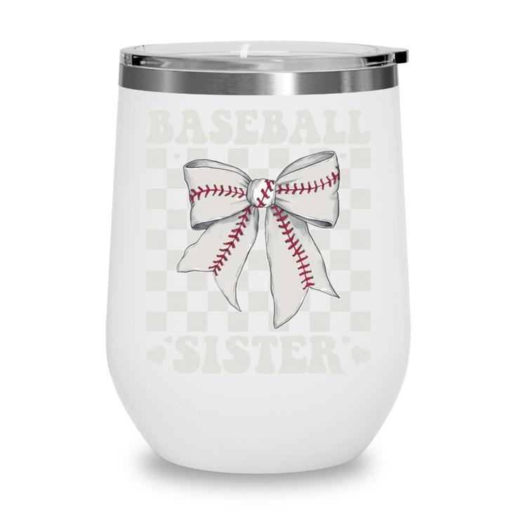 Baseball Sister Wine Tumbler