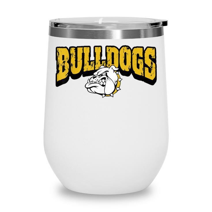 Bulldogs Back To School Spirit GY Wine Tumbler