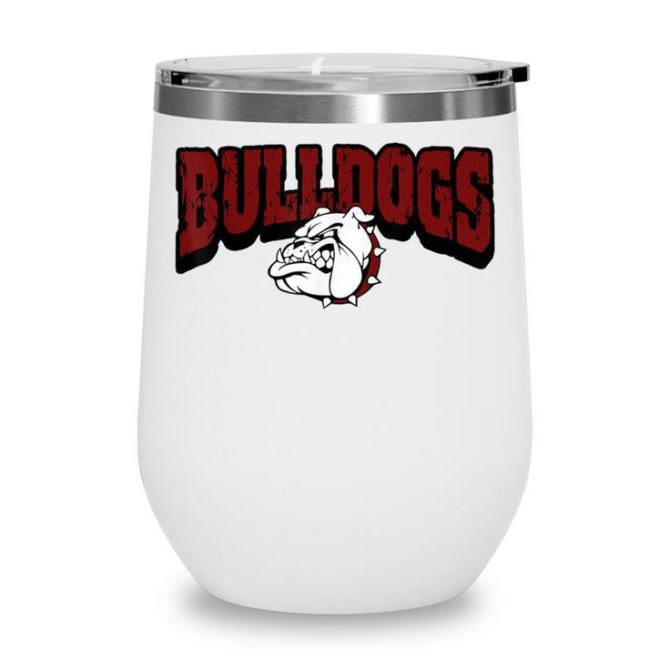 Bulldogs Back To School Spirit M Wine Tumbler Bulldogs Back To School Spirit M Wine Tumbler
