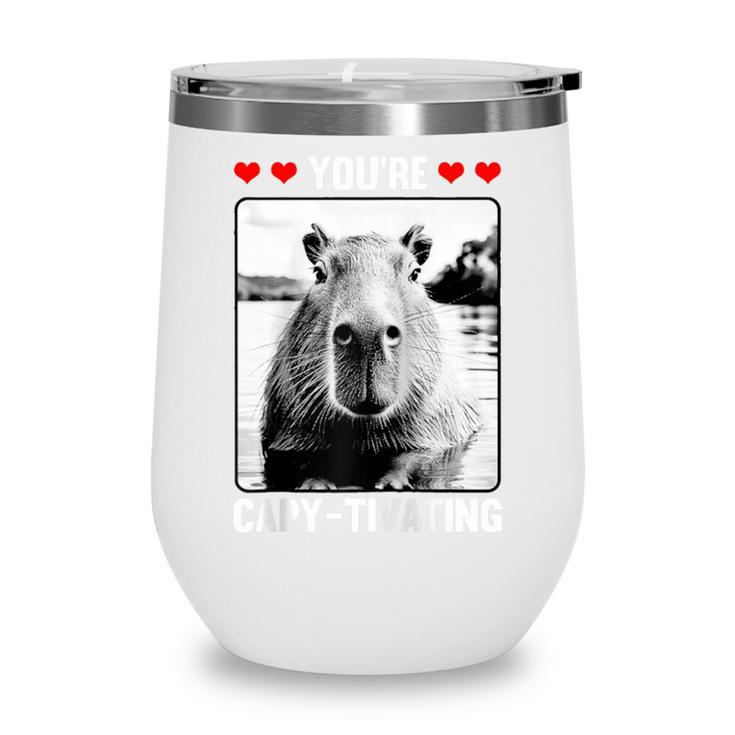 Capybara Love Valentines Day Cute Animal Hearts Raglan Baseball Tee Wine Tumbler Capybara Love Valentines Day Cute Animal Hearts Raglan Baseball Tee Wine Tumbler