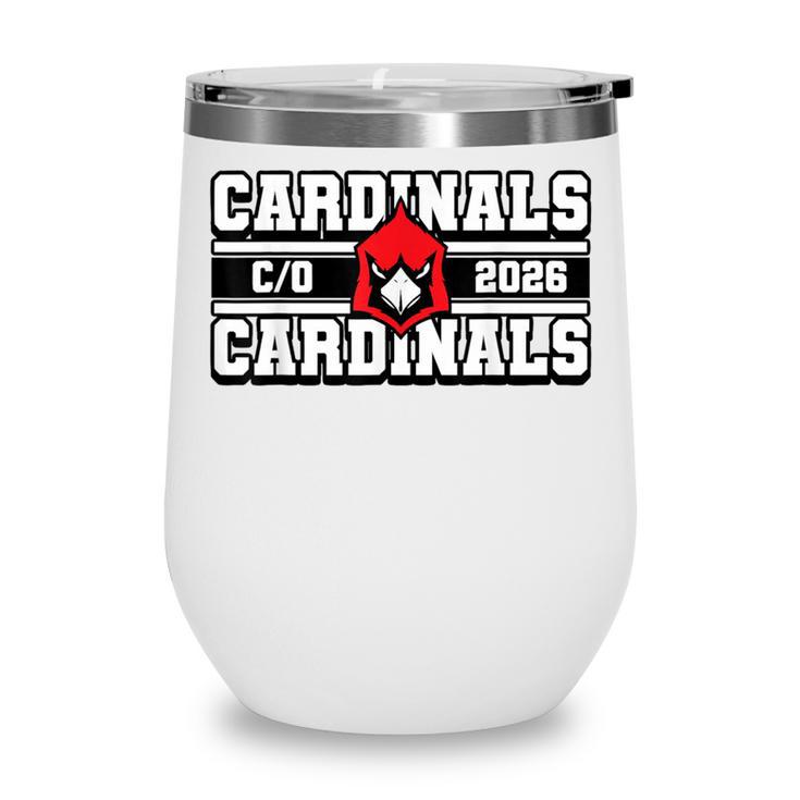 Cardinals Class Of 2026 Back To School Spirit RB Wine Tumbler Cardinals Class Of 2026 Back To School Spirit RB Wine Tumbler