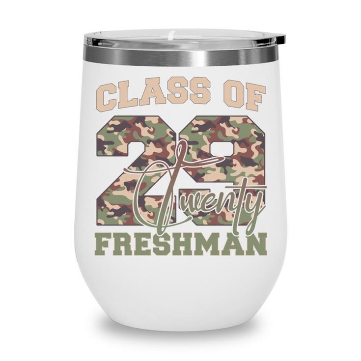 Class Of 2029 Freshman High School Back To School 9th Grade Performance Wine Tumbler