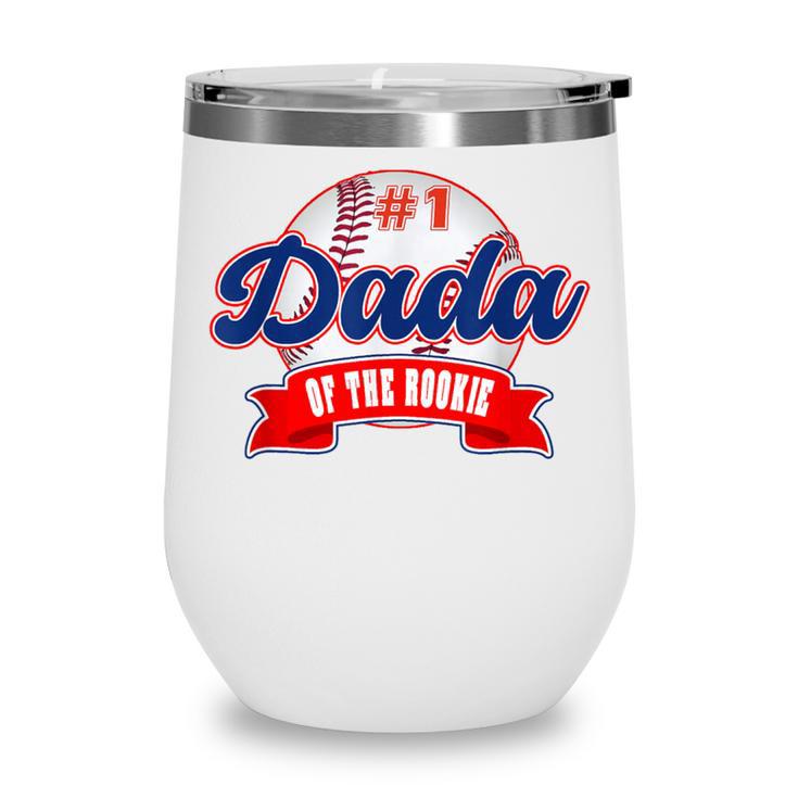 Dada Rookie Of Year 1st Birthday Baseball Theme Matching Wine Tumbler Dada Rookie Of Year 1st Birthday Baseball Theme Matching Wine Tumbler