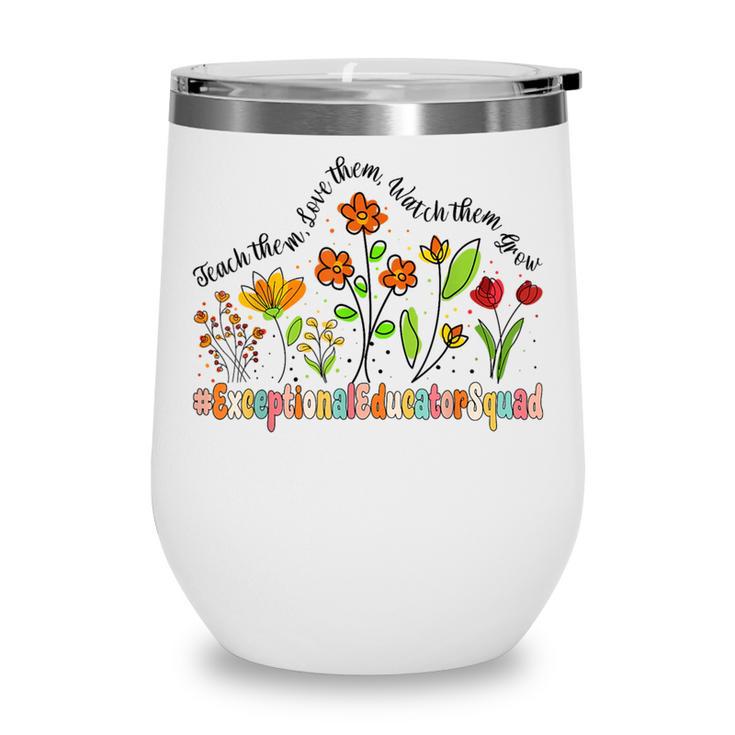Exceptional Educator Squad Appreciation Week Back To School Wine Tumbler