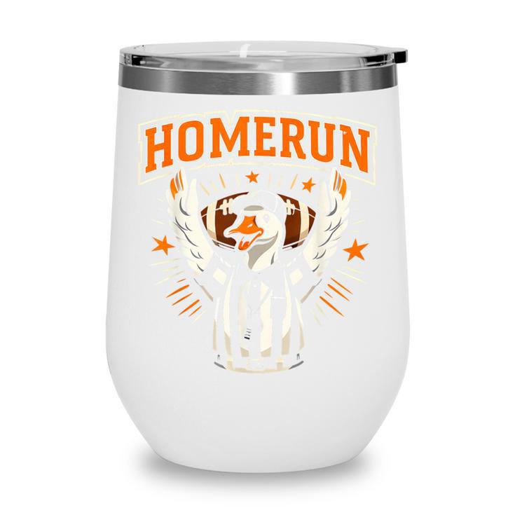 Football Referee Touchdown Baseball Homerun Goose Wine Tumbler Football Referee Touchdown Baseball Homerun Goose Wine Tumbler