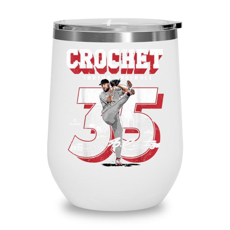 Garrett Crochet Boston Baseball Players MLBGCR201M Wine Tumbler