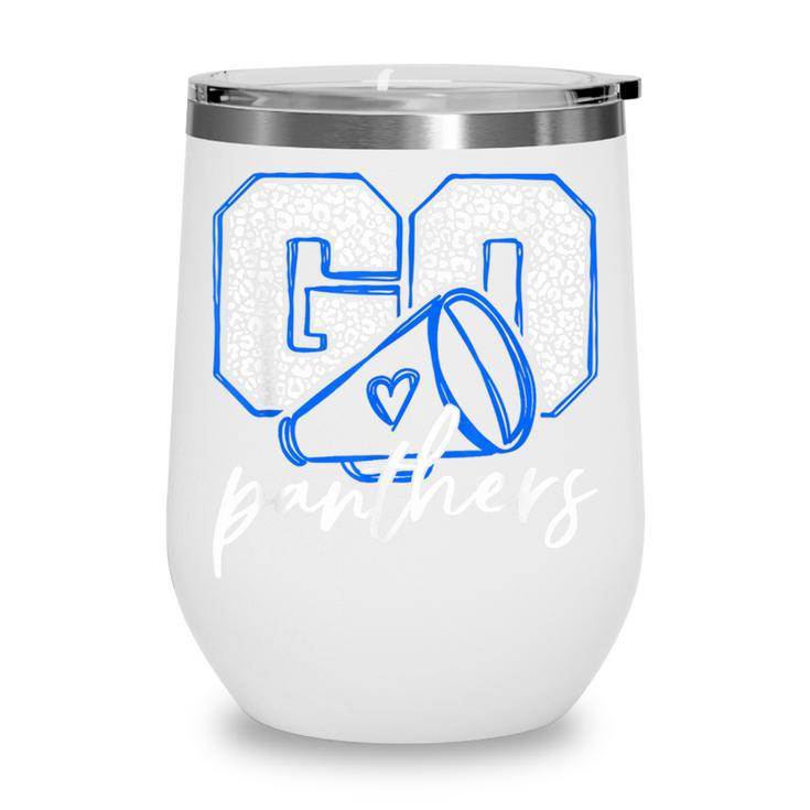 Go Cheer Panthers School Sports Name Spirit Back To School Wine Tumbler Go Cheer Panthers School Sports Name Spirit Back To School Wine Tumbler