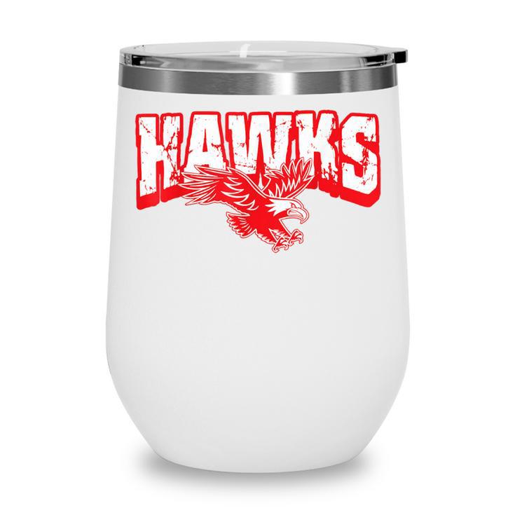 Hawks Back To School Spirit R Wine Tumbler Hawks Back To School Spirit R Wine Tumbler