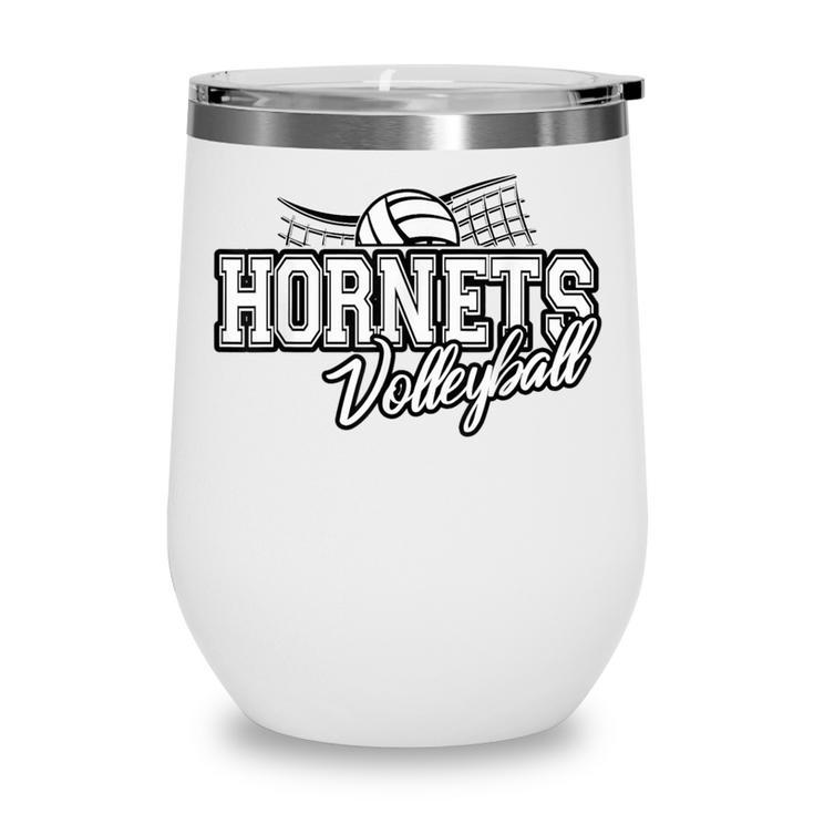 Hornets Volleyball Back To School Spirit Wine Tumbler Hornets Volleyball Back To School Spirit Wine Tumbler
