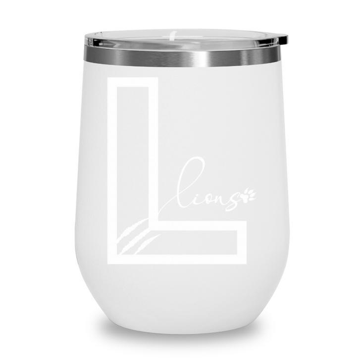 Lions Mascot School Sports Fan Team Spirit Back To School Wine Tumbler Lions Mascot School Sports Fan Team Spirit Back To School Wine Tumbler