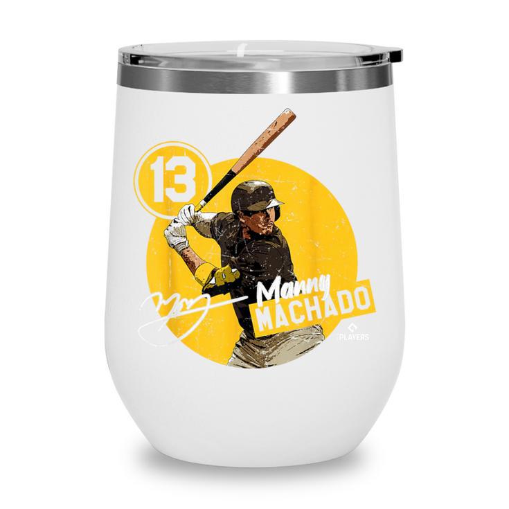 Manny Machado San Diego MLB Baseball Players MLBMAC4056 Wine Tumbler
