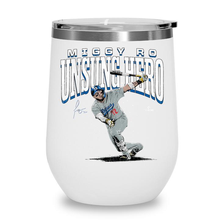 Miguel Rojas Unsung Hero Los Angeles Baseball MLBPA Wine Tumbler Miguel Rojas Unsung Hero Los Angeles Baseball MLBPA Wine Tumbler