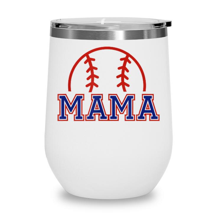 Mom Of Rookie 1st Birthday Baseball Boy Family Matching Wine Tumbler