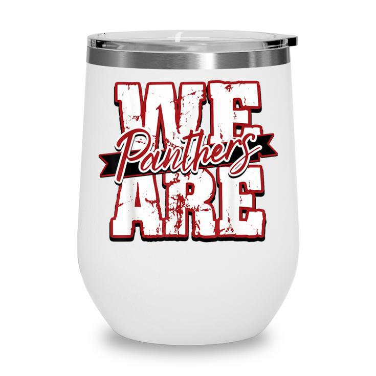 Panthers Back To School Spirit M Wine Tumbler