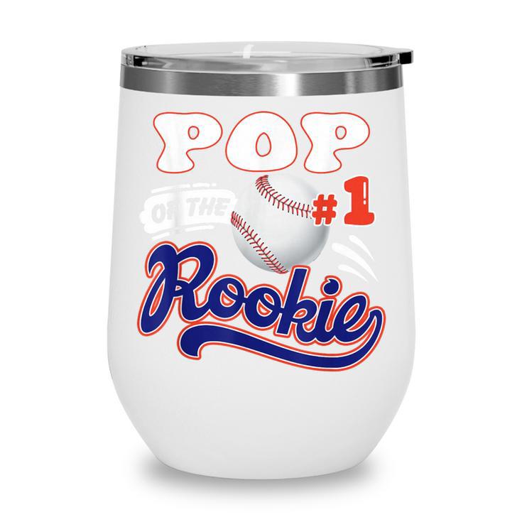 Pop Rookie Of Year 1st Birthday Baseball Theme Matching Wine Tumbler Pop Rookie Of Year 1st Birthday Baseball Theme Matching Wine Tumbler
