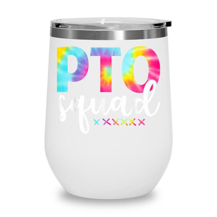 Pto Squad Groovy Back To School Women Appreciation Wine Tumbler Pto Squad Groovy Back To School Women Appreciation Wine Tumbler