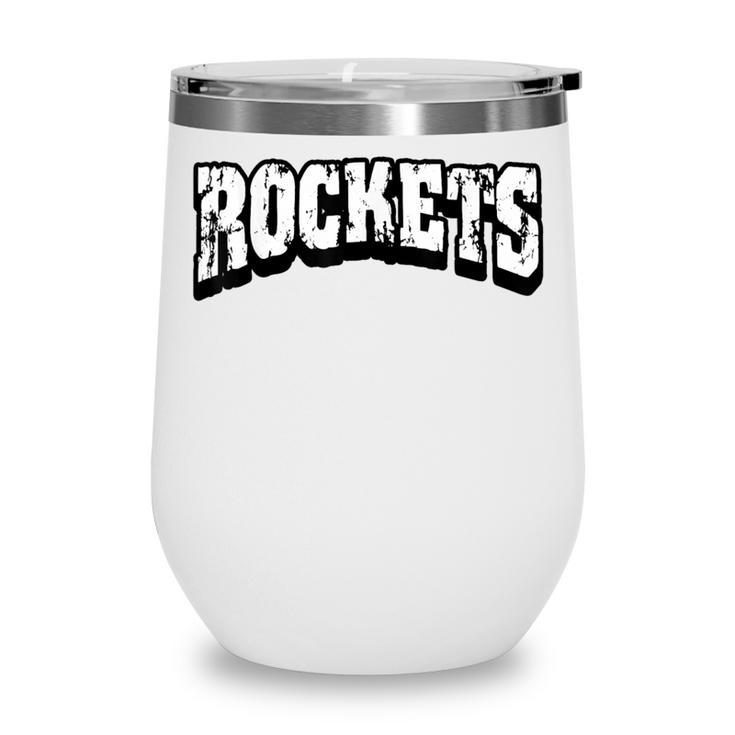 Rockets Back To School Spirit Wine Tumbler Rockets Back To School Spirit Wine Tumbler