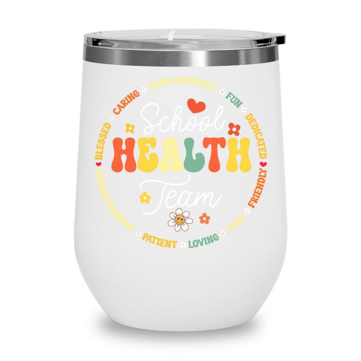 School Health Team Squad Back To School Nurse Squad Premium Tri-Blend Wine Tumbler