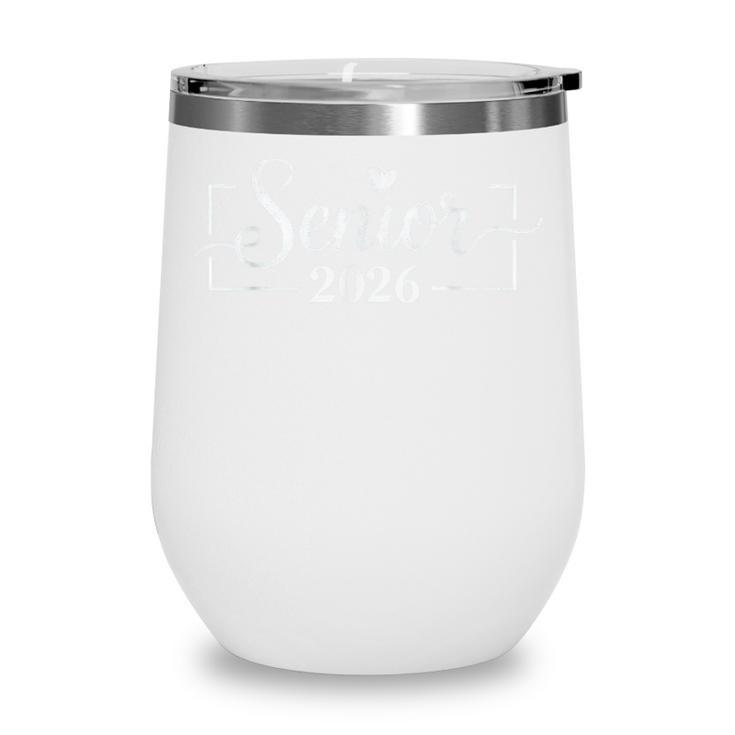 Senior 2026 Graduation Back To School Class Wine Tumbler