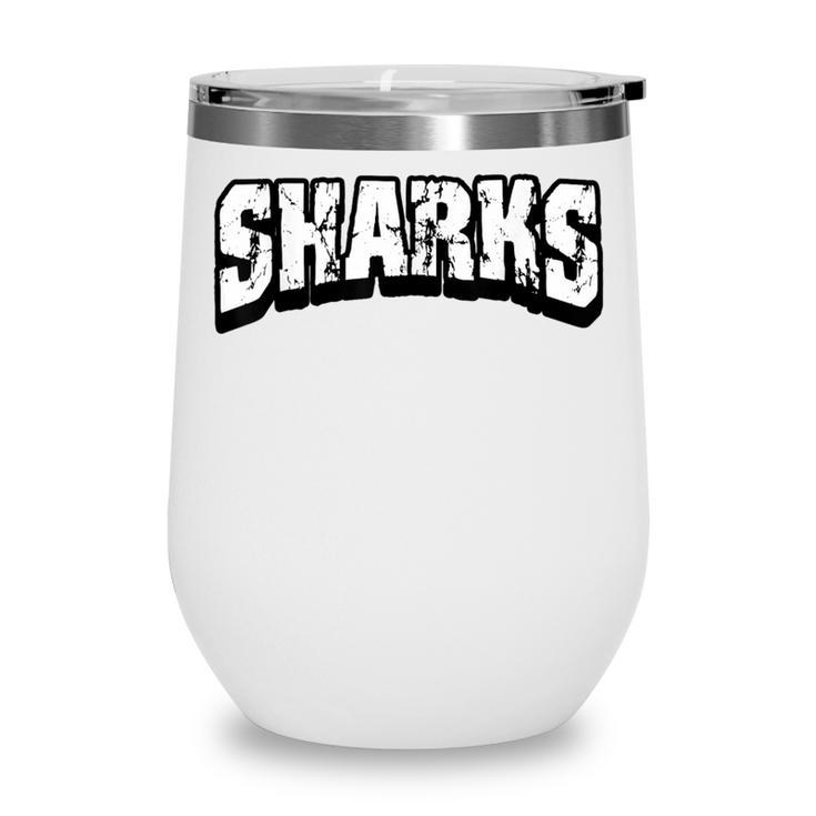 Sharks Back To School Spirit Wine Tumbler Sharks Back To School Spirit Wine Tumbler