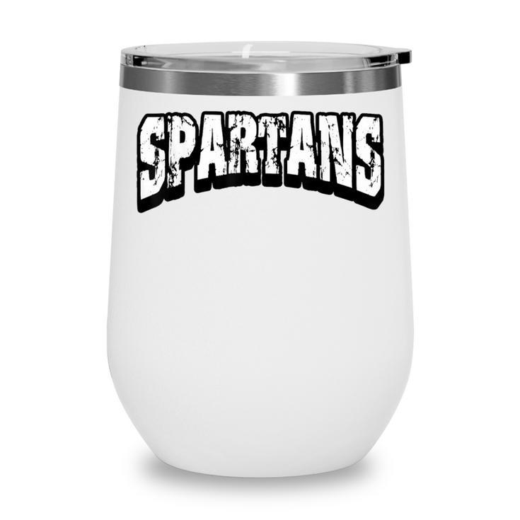 Spartans Back To School Spirit Wine Tumbler Spartans Back To School Spirit Wine Tumbler