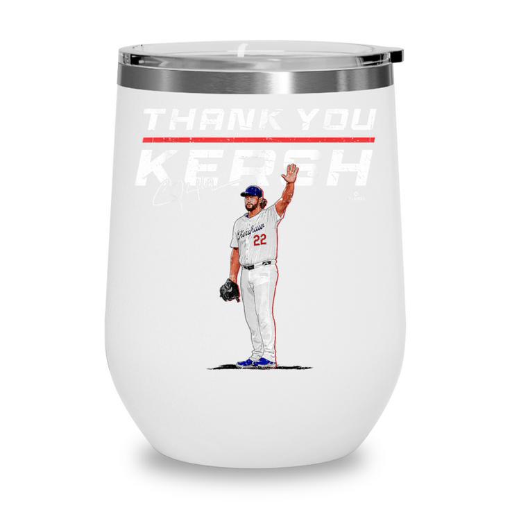 Thank You Kersh Clayton Kershaw Los Angeles Baseball MLBPA Wine Tumbler Thank You Kersh Clayton Kershaw Los Angeles Baseball MLBPA Wine Tumbler