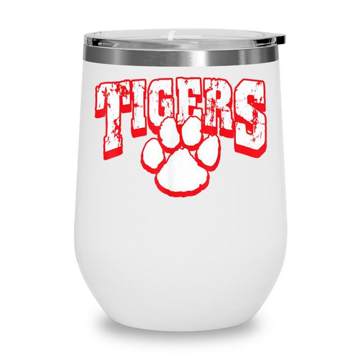 Tigers School Spirit Back To School R Wine Tumbler