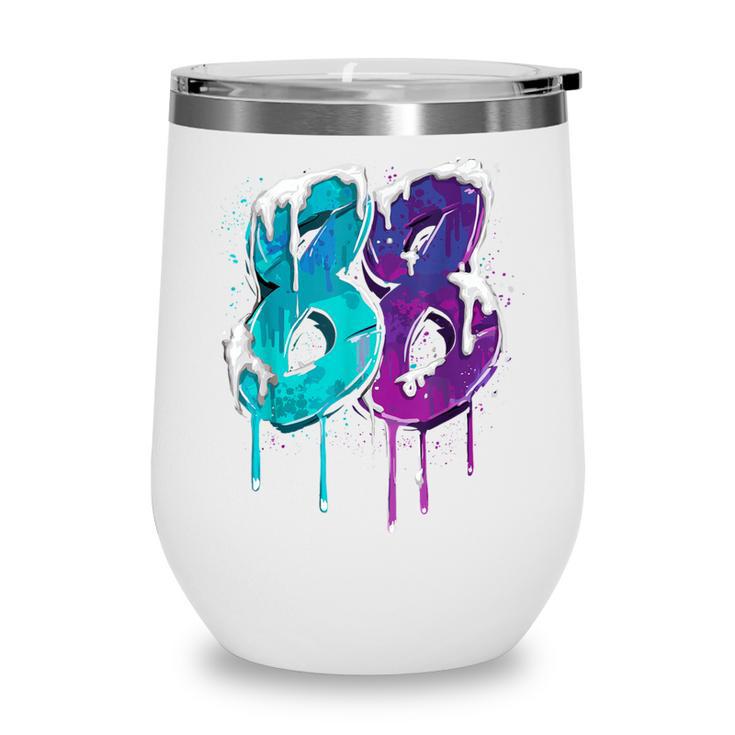 Vintage Baseball 88 Number Wine Tumbler Vintage Baseball 88 Number Wine Tumbler