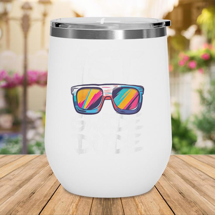 1st Grade Dude Shirt Back To School First Grade Boy Girl Wine Tumbler