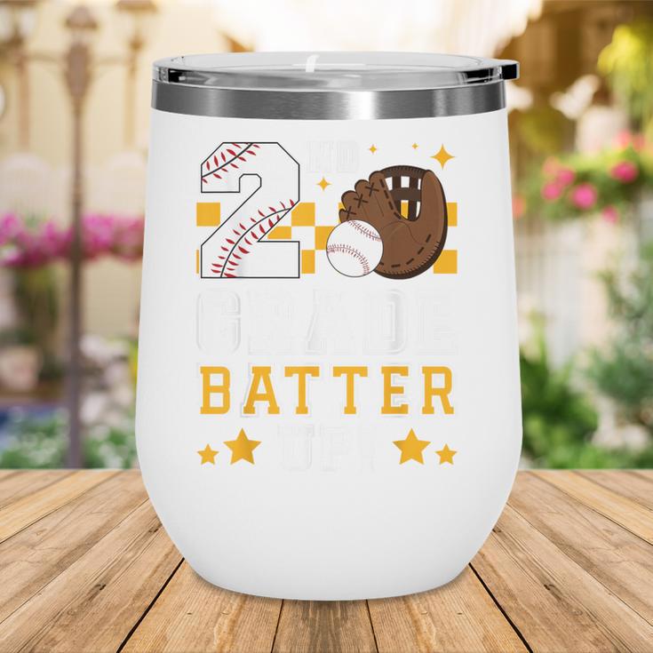2nd Grade Batter Up Baseball First Day Back To School Wine Tumbler